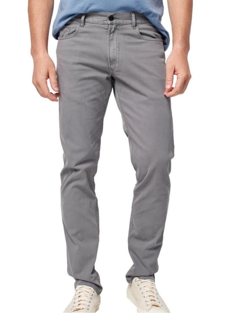 Faherty Comfort Twill 5 Pocket Pants Men’s Size 35x 33” Gray Organic Cotton*H16